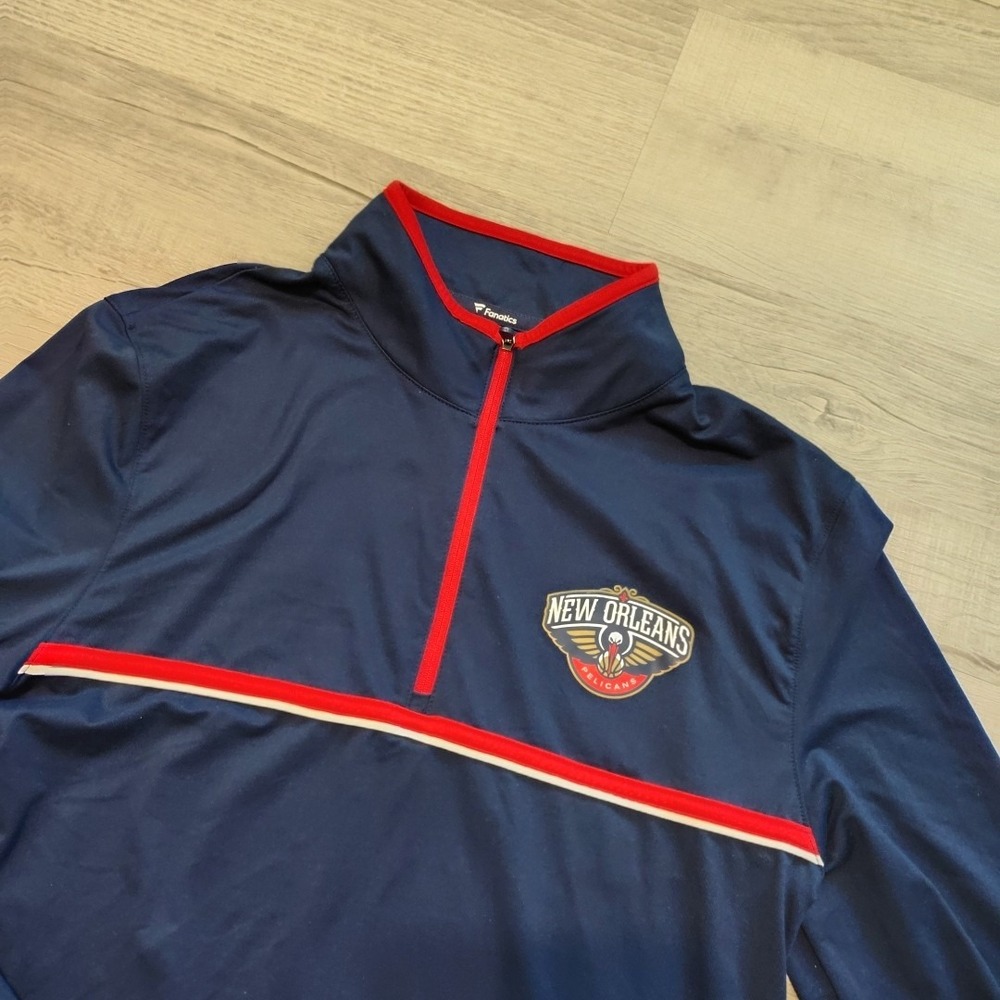New Orleans Pelicans 1/4 Shirt‎ Stretch performance Golf small Mens